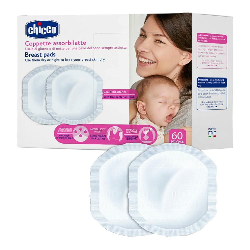 Chicco Discos absorbentes antibactéricos 60 ud