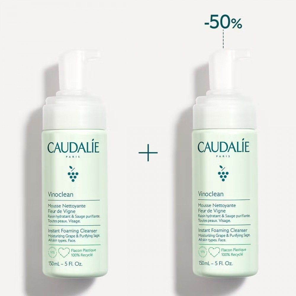 Caudalie Vinoclean Dúo Espuma Limpiadora
