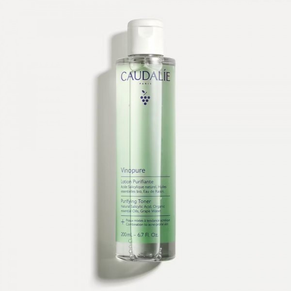 Caudalie Vinopure Tónico Purificante con Acido Salicílico 200mL