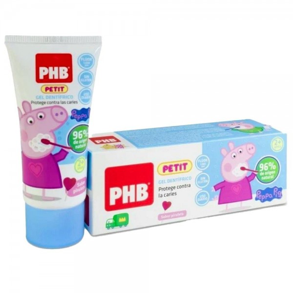 Phb Petit Peppa Gel Dental Infantil 2-6 Anos 50 Ml 1000...