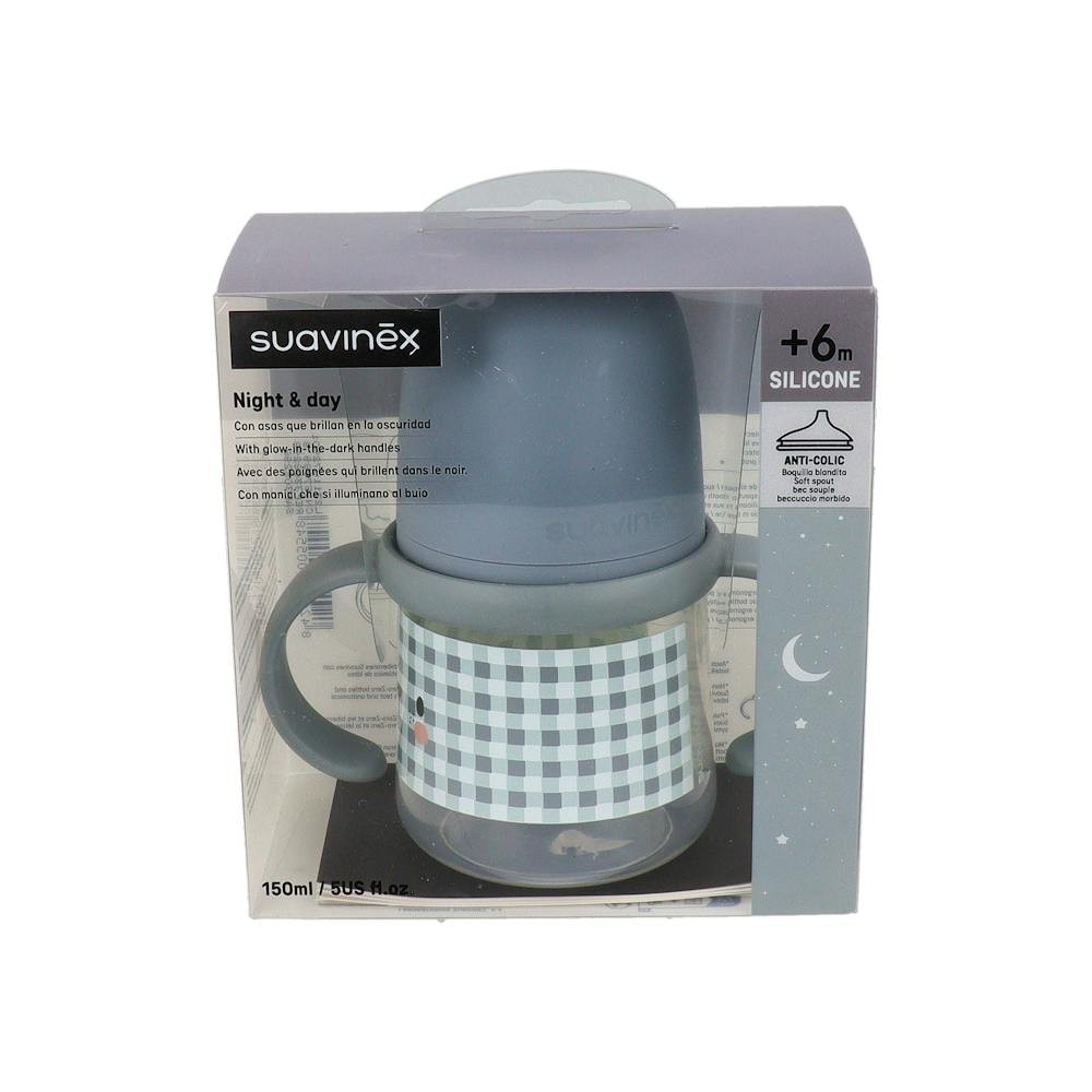 Biberon Suavinex Pp Entrena Asas Silic 150 Ml +4M