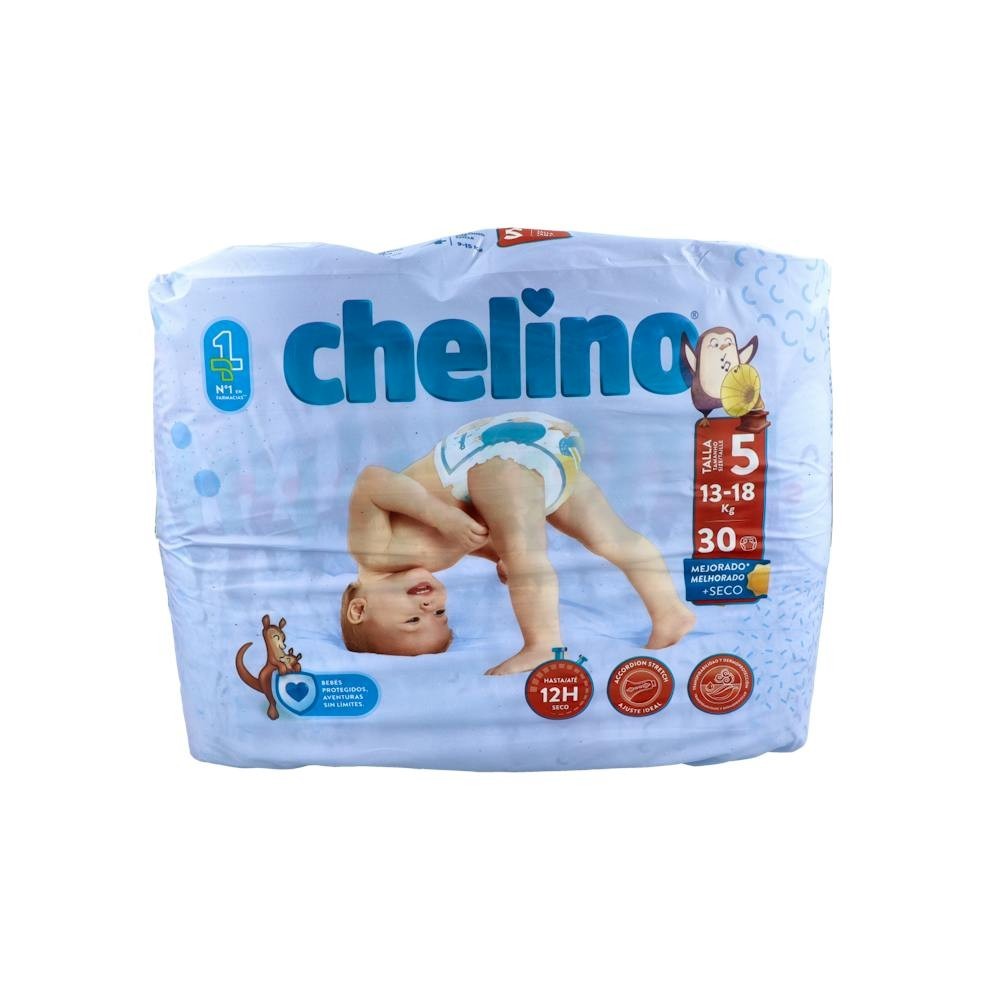Chelino Pañal T-5. Pasitos. De 13 A 18 Kg. Bsa....