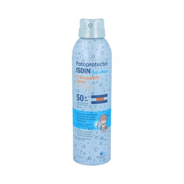 Fotoprot Isdin Fps 50+ Wet Skin Spray Transp Pediat 250 Ml