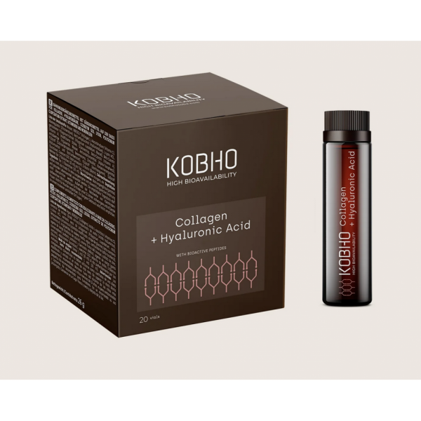 KOBHO | Colágeno + Ácido Hialurónico 20 viales