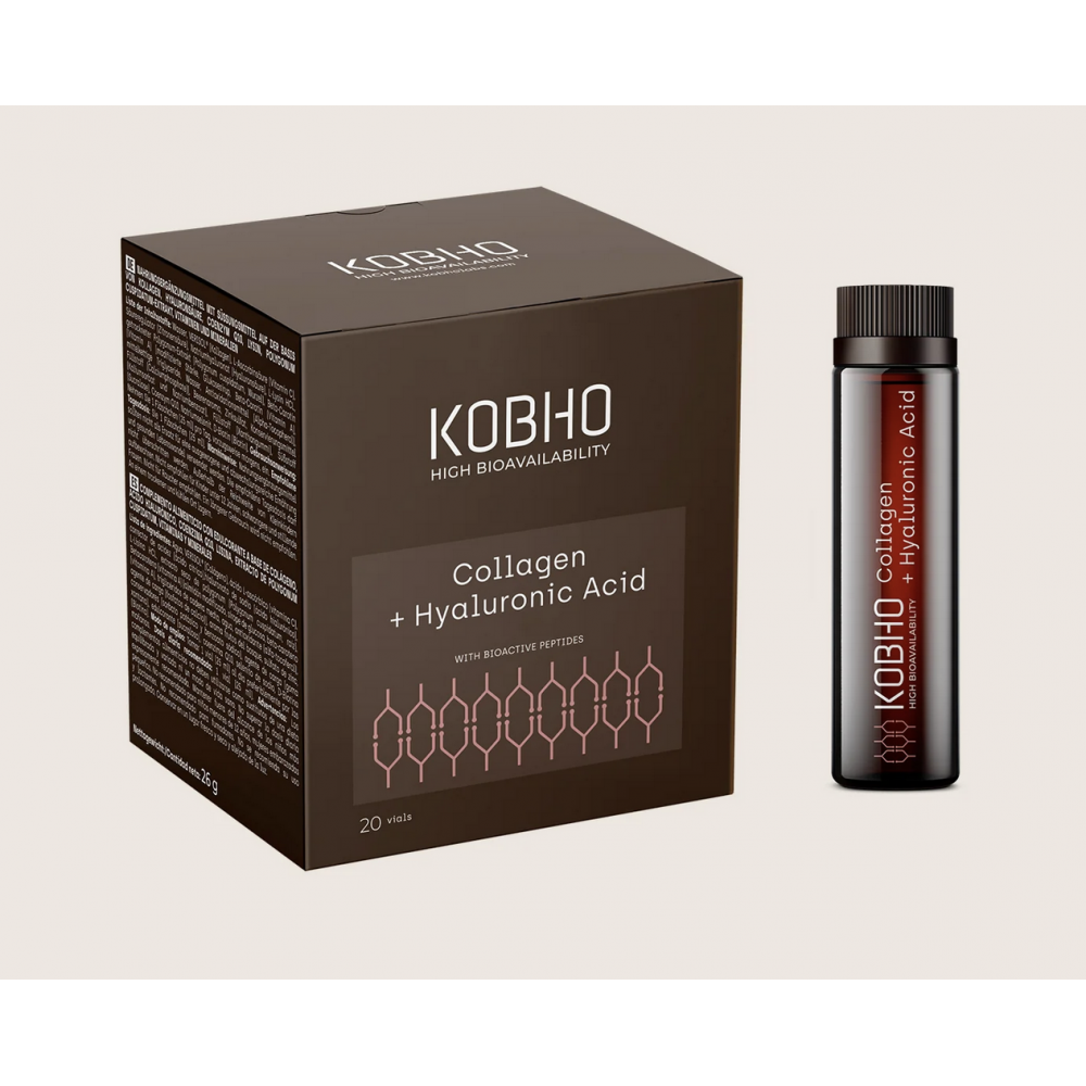 KOBHO | Colágeno + Ácido Hialurónico 20 viales