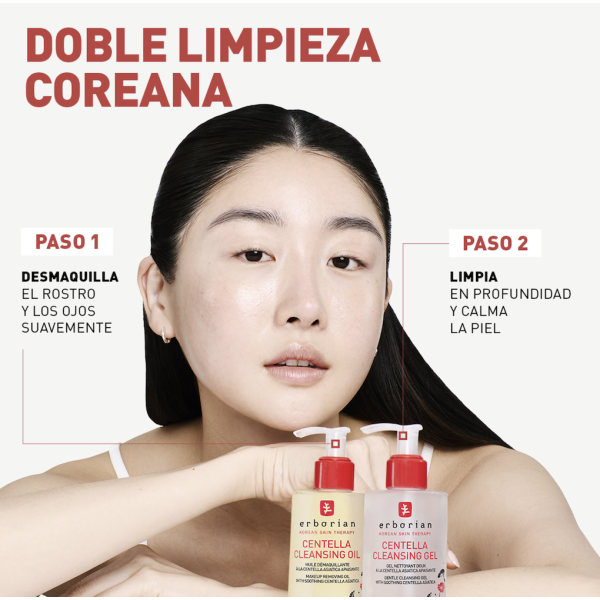 Limpiador Facial Centella Cleansing Gel (180 ml) | Erborian