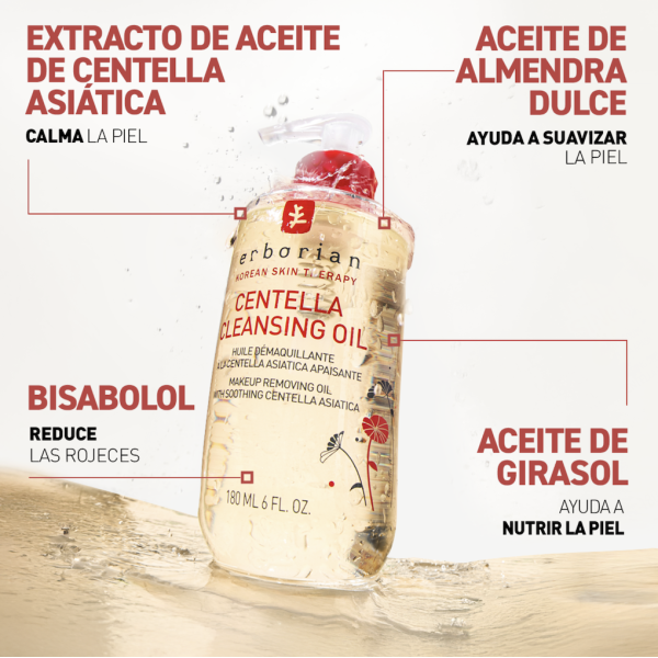Limpiador Facial en Aceite de Centella Clean Oil (180ml)... 2