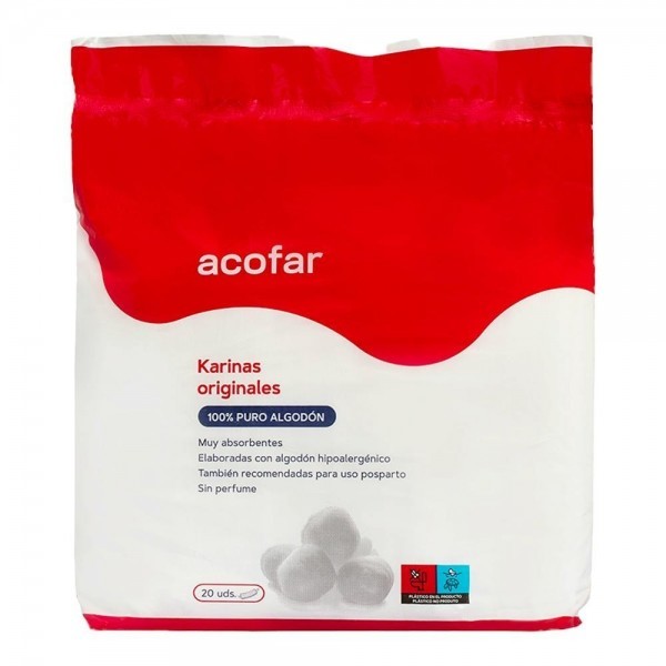 Compresa Hig Karinas Algod 20 U