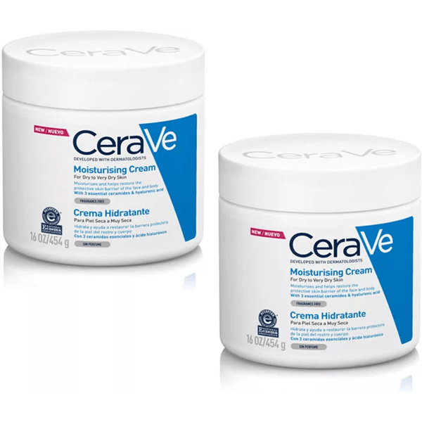Pack Moisturising Cream Rostro/Cuerpo (340g) 2x1 | Cerave