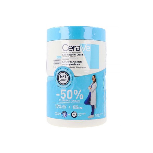 Pack Crema Antirugosidades SA Smooting Cream 2x1 | Cerave
