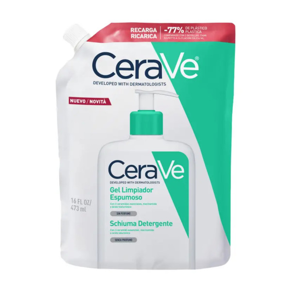 Recarga Gel Limpiador Espumoso | Cerave
