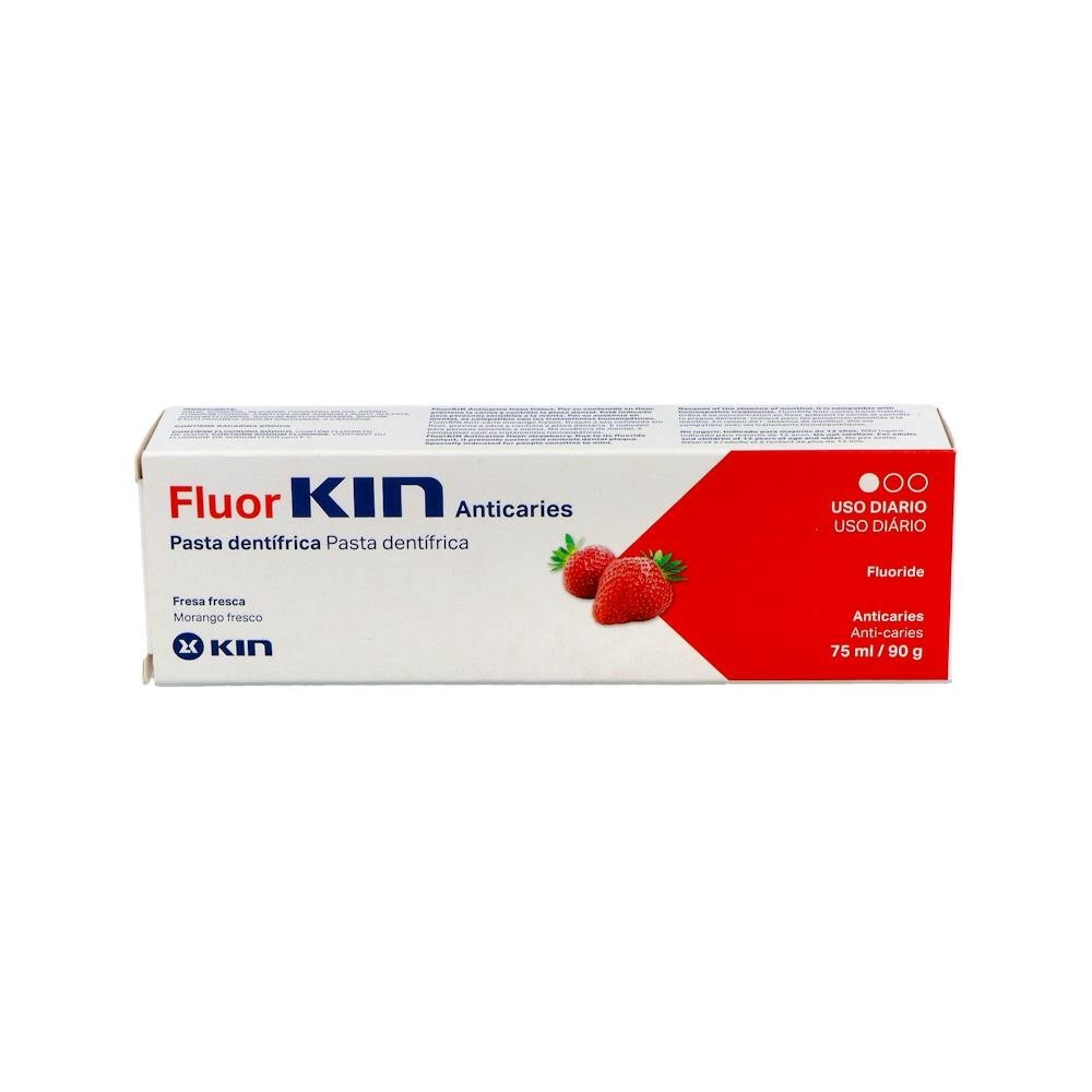 Fluor Kin Fresa Pasta Caries Dental 75 Ml