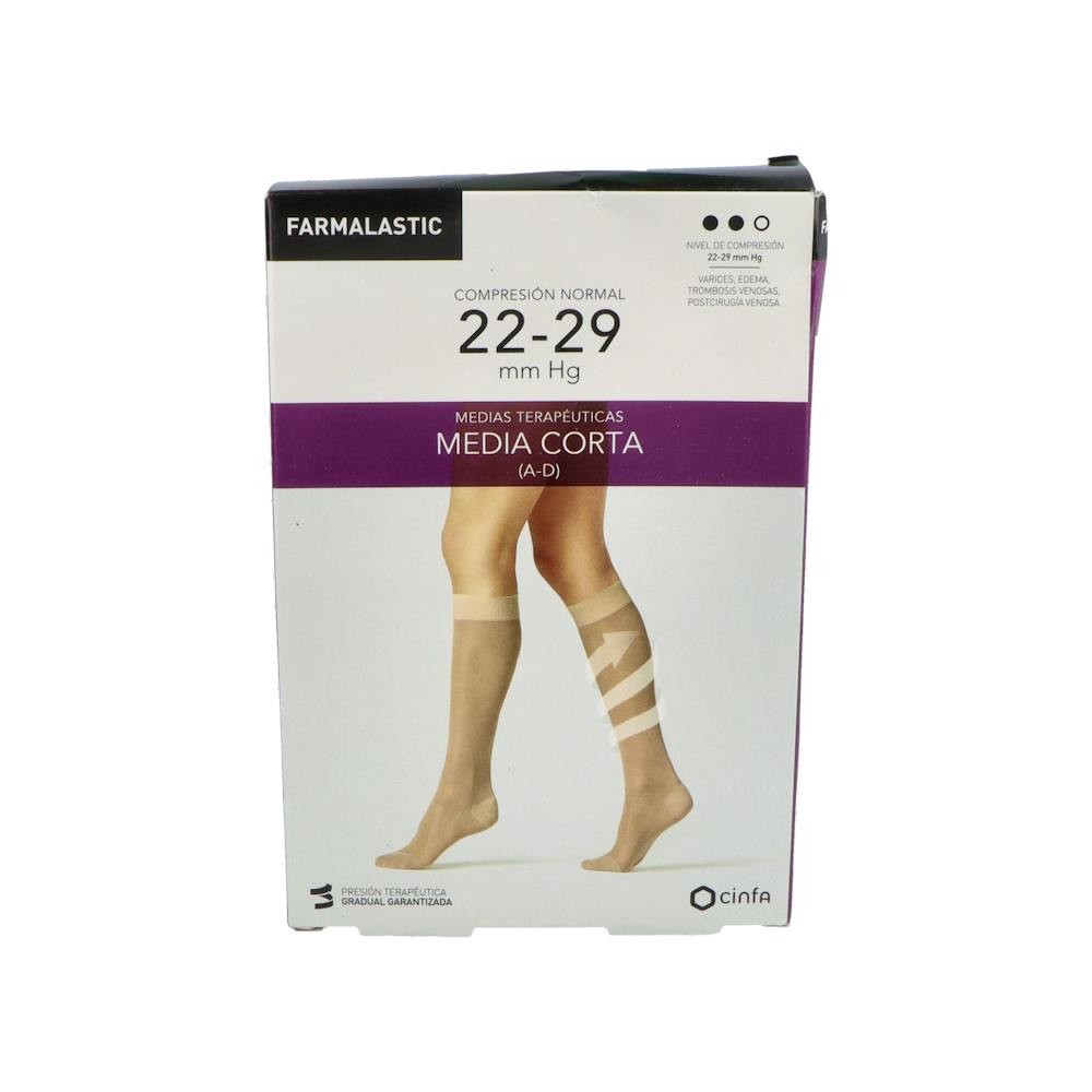 Media Farmal Cor Nor C/Punt Beige T/Rei-Pl 2 Un