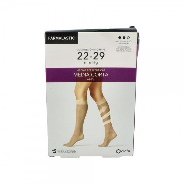 Media Farmal Cor Nor C/Punt Beige T/Rei-Pl 2 Un