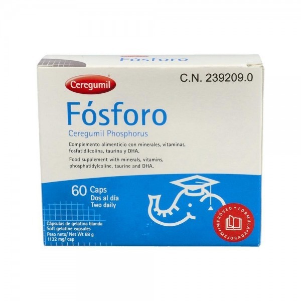 Ceregumil Fosforo 60 Caps
