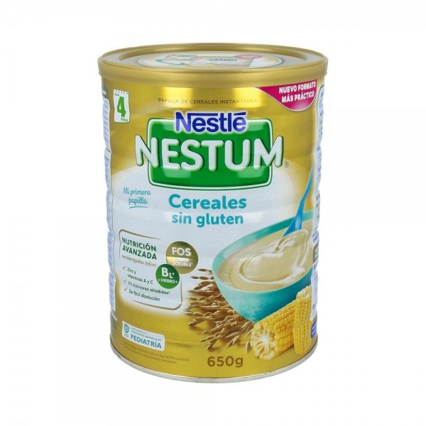 Nestle Nestum Cereales S/Gluten 650 G Lata