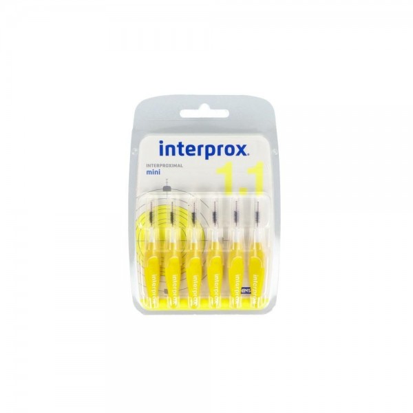 Cepillo Interdental Interprox 4 G Mini Recto Amarillo 6 U...