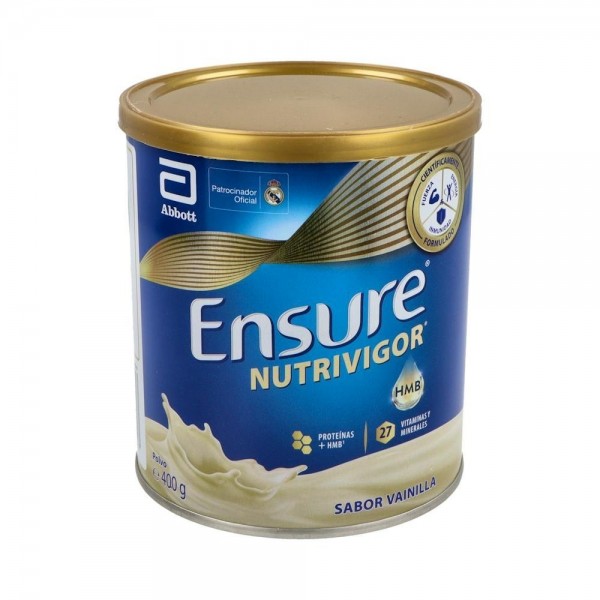 Ensure Nutrivigor Vainilla Lata 400 Gr