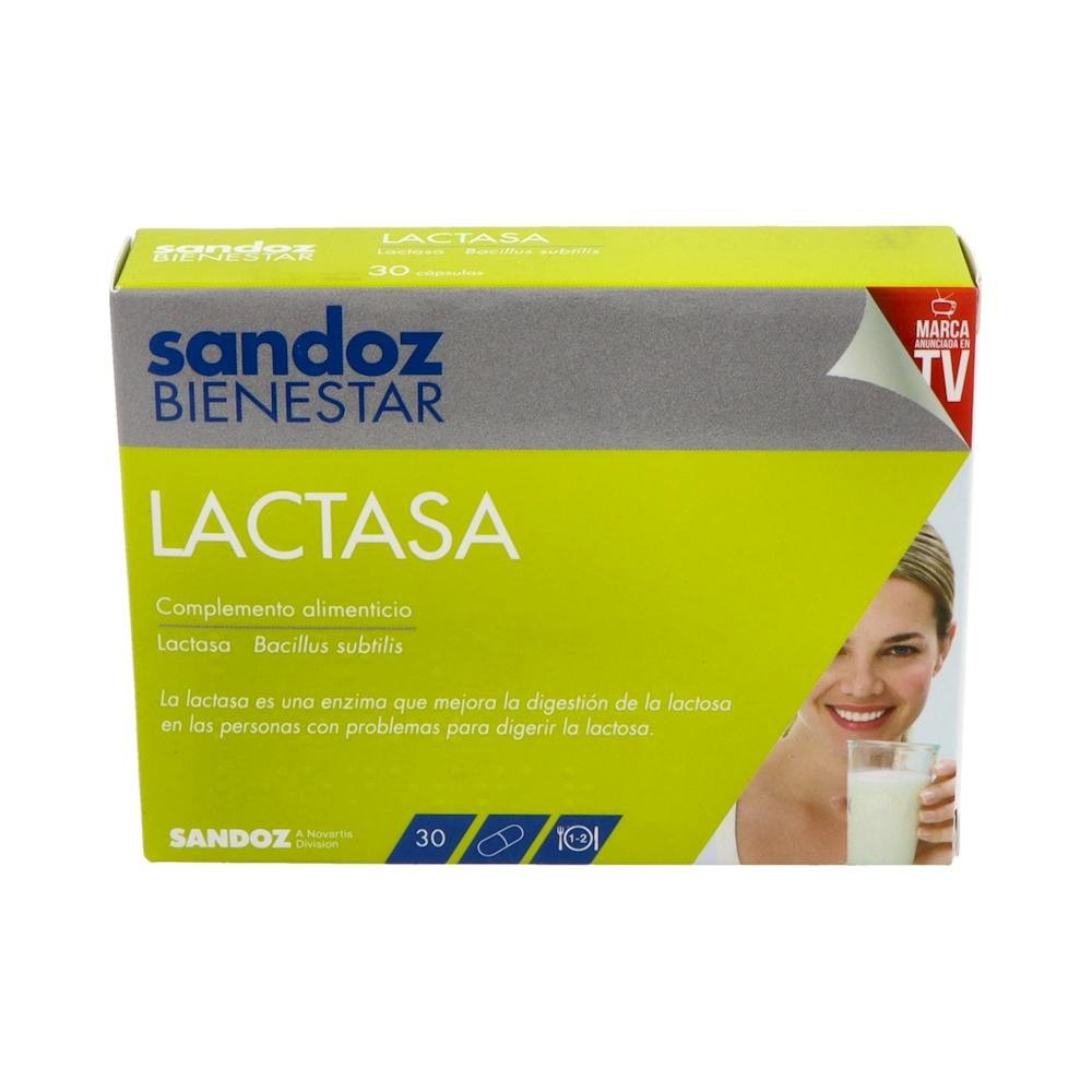 Sandoz Bienestar Lactasa 4500 30 Caps