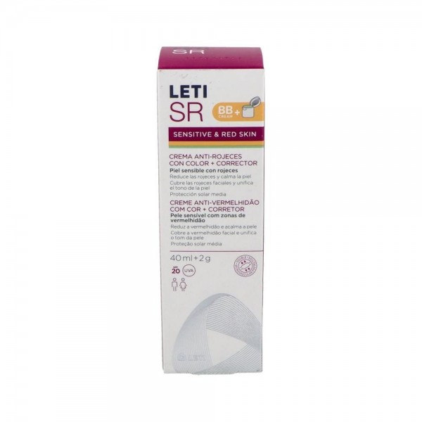 Leti Sr Crema Anti-Rojeces Con Color + Corrector 40 Ml