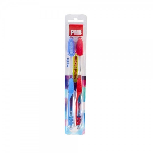 Cepillo Dental Phb Plus Medio Duplo