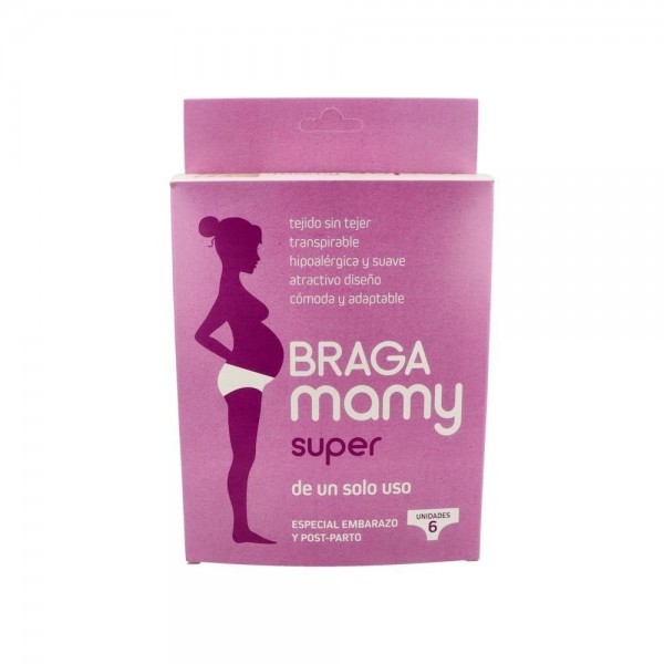 Braga Mamy Super Tst Embar/Postparto Caja 6 U