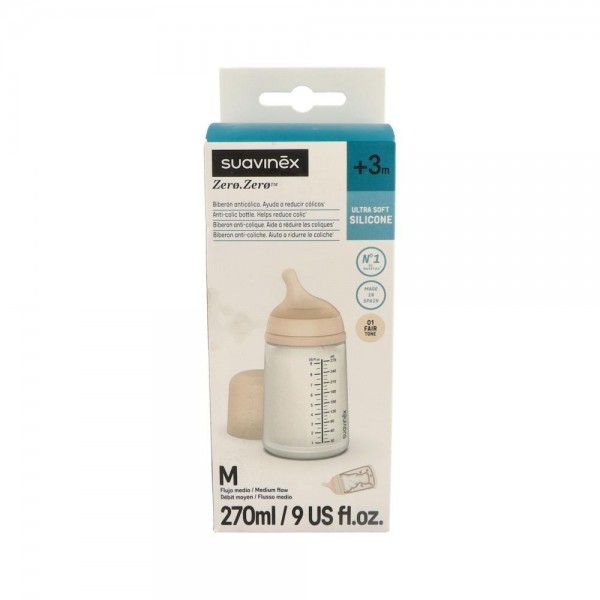 BIBERON SUAVINEX ZERO ZERO ANTIC TETINA SIL FLUJO MEDIO...