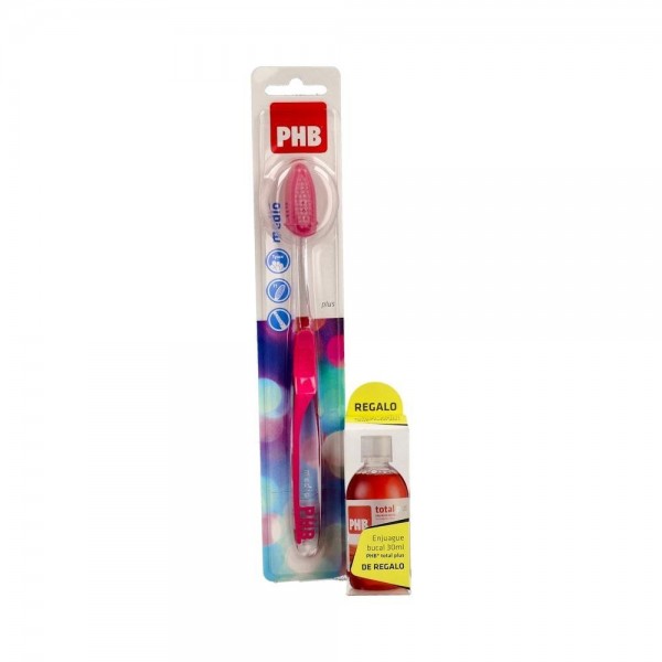 Cepillo Dental Phb Plu.Medio+Enj.Phb Total Pl 30 Ml