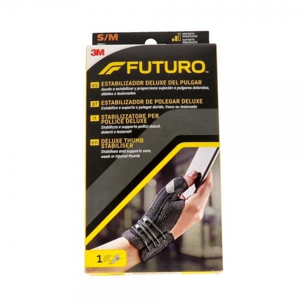 Muñequera Futuro Pulgar Negra S/M