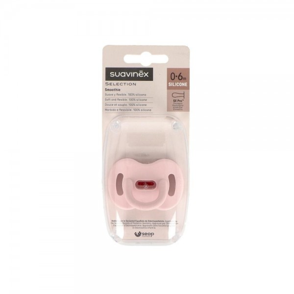 Chupete Suavinex Tetina Fisiologica Todo Silicona 0-6 M 1 Un