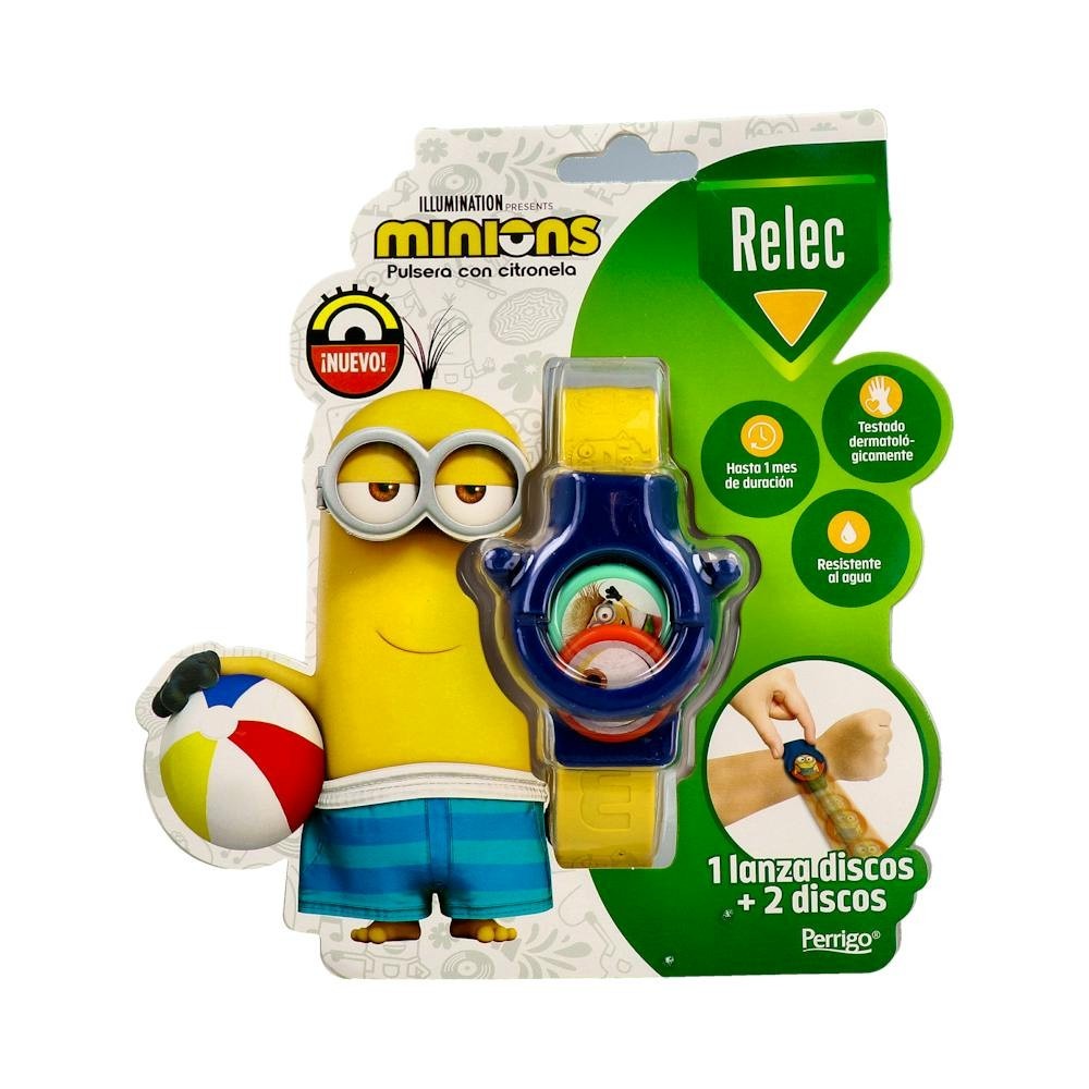 Relec Pulsera Niños Minions Azul