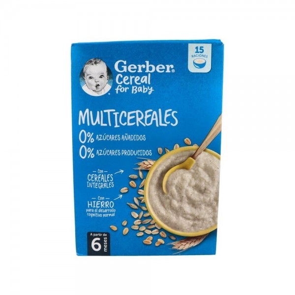 Gerber Papilla Multicereales 0% 180G