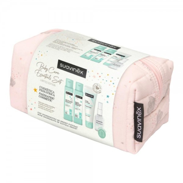 Suavinex Neceser Tela Viaje Rosa