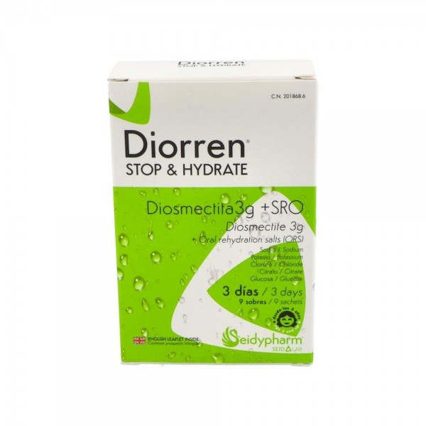 Diorren Stop&Hydrate 8.5 G 9 Sobres