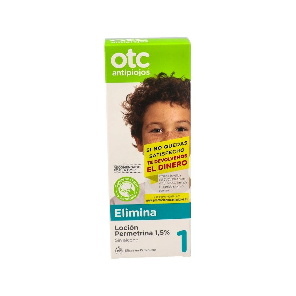 Otc Antipiojos Permet Locion 1,5% 100 Ml