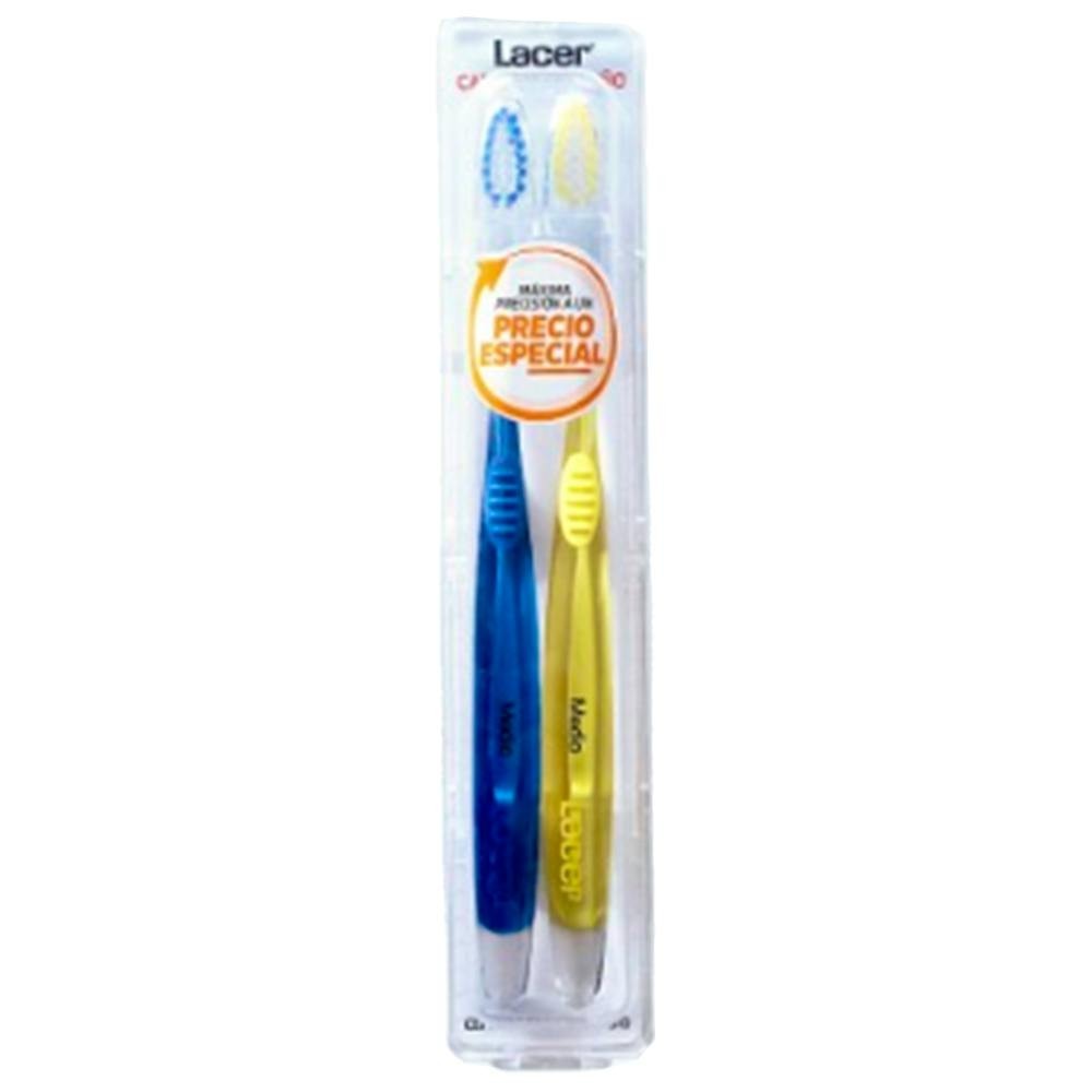 Cepillo Dental Lacer-Duplo Medio