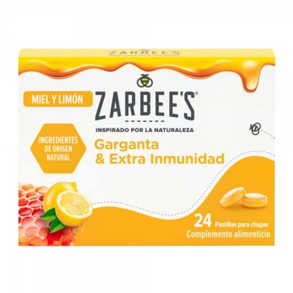 Zarbees Gargnt & Inmu Limon Miel 24 Comp
