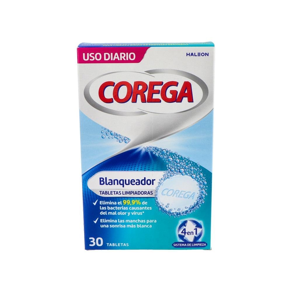 Corega Blanqueador 30 Tab